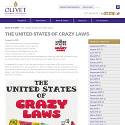 The United States of Crazy Laws