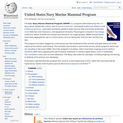 United States Navy Marine Mammal Program - Wikipedia