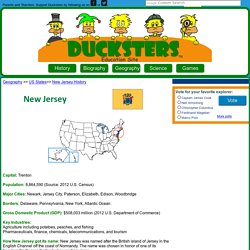 United States Geography for Kids: New Jersey