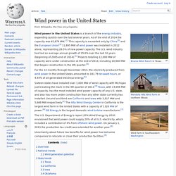 Wind power in the United States