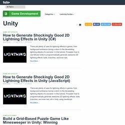 Unity - Tuts+ Game Development Category
