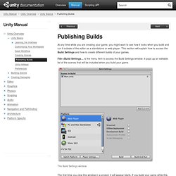 Manual: Publishing Builds