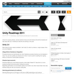 Unity Blog - A glimpse inside Unity Technologies…