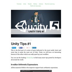 Unity Tips #1 - Alan Zucconi