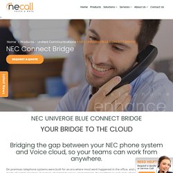NEC UNIVERGE BLUE CONNECT BRIDGE
