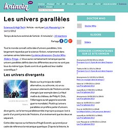 Les univers parallèles - Krinein France