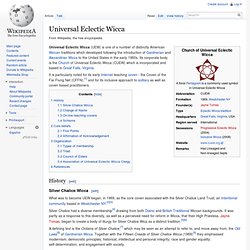 Universal Eclectic Wicca