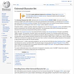 Universal Character Set