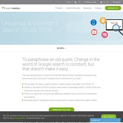 Universal & Extended Search Study 2016