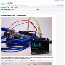 gallery - u8glib - Gallery - Universal Graphics Library for 8 Bit Embedded Systems