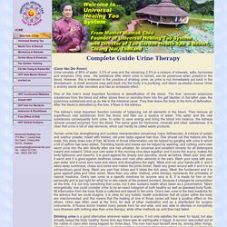 Universal Healing Tao Center Complete Guide Urine Therapy