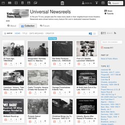 Universal Newsreels : Free Movies : Download & Streaming