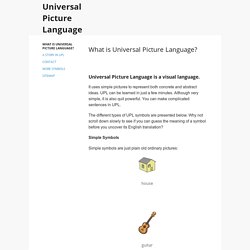 Universal Picture Language