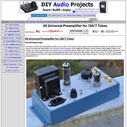 4S Universal Preamplifier for 12A*7 Tubes