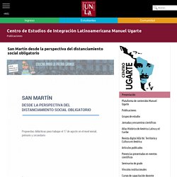 Universidad Nacional de Lanús - San Martín desde la perspectiva del distanciamiento social obligatorio