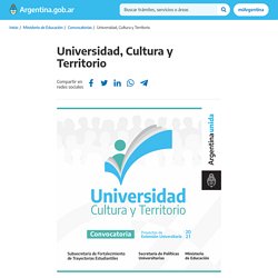 Universidad, Cultura y Territorio