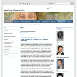 Blog - EBS Universität für Wirtschaft und Recht - Rheingau / Wiesbaden / Rhein-Main