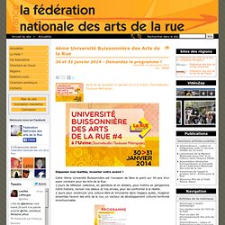 4ème Université Buissonnière des Arts de la Rue