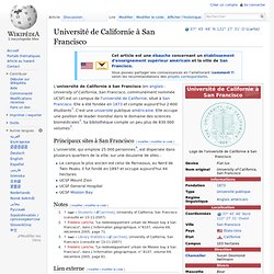 Université de Californie à San Francisco