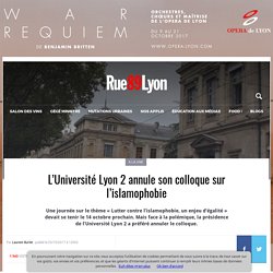 L’université Lyon 2 annule son colloque sur l’islamophobie