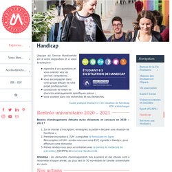 Handicap – Université de Montpellier