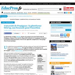 Université de Perpignan : la plateforme Oriz'up, une boussole pour l’insertion
