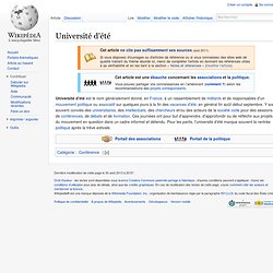Université d'été