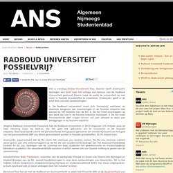 Radboud Universiteit fossielvrij?