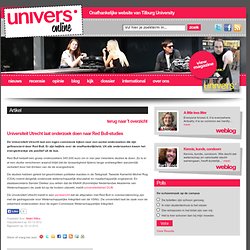 Univers: Universiteit Utrecht laat onderzoek doen naar Red Bull-studies