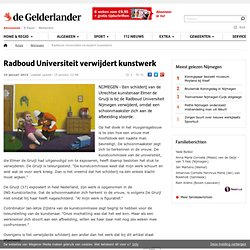 Radboud Universiteit verwijdert kunstwerk