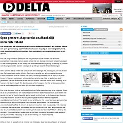 TU Delta: Open gemeenschap vereist onafh: uniblad 09-03-2000