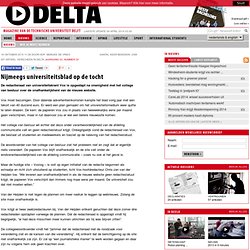 TU Delta - Nieuws: Nijmeegs universiteitsblad op de tocht