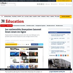 Les universités françaises lancent leurs cours en ligne