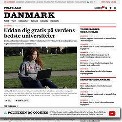 Uddan dig gratis på verdens bedste universiteter