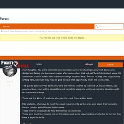 Essay Help UK For Universities Students – Forum – Fighter Royale