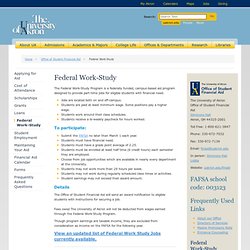 Federal Work-Study