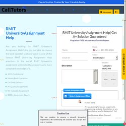 RMIT University Assignment & Homework Help