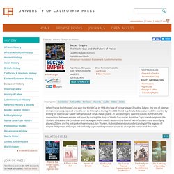 Soccer Empire - Laurent Dubois - Paperback - University of California Press