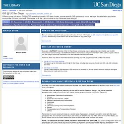 Home - GIS @ UC San Diego - LibGuides at University of California San Diego