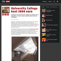 University College kost 3800 euro