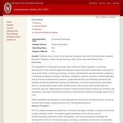 Graduate Catalog, University of Wisconsin-Madison