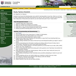 University of Victoria - Counselling Services