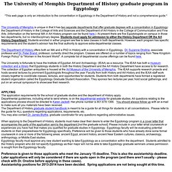University of Memphis - Egyptology