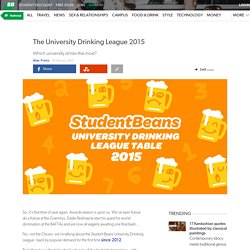 The University Drinking League 2015