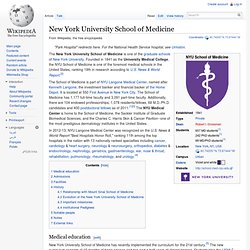 new york university school of medicine