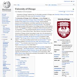 University of Chicago