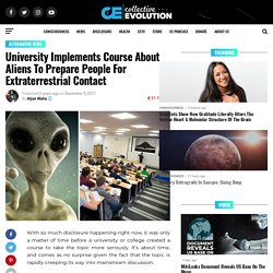 University Implements Course About Aliens To Prepare People For Extraterrestrial Contact