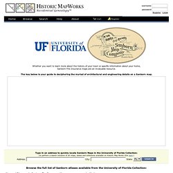 University of Florida at Historic Map Works