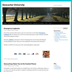 Geocacher University