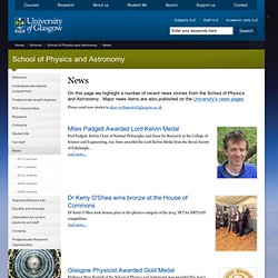 University of Glasgow Astronomy: News
